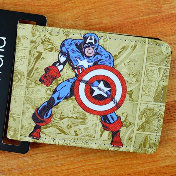 COMICS DC MARVEL THE AVENGERS HULK/IRON MAN THOR/CAPTAIN AMERICA/SUPERMAN PURSE LOGO CREDIT OYSTER LICENSE CARD HOLDER WALLET