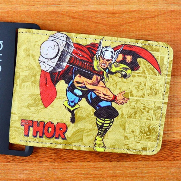 COMICS DC MARVEL THE AVENGERS HULK/IRON MAN THOR/CAPTAIN AMERICA/SUPERMAN PURSE LOGO CREDIT OYSTER LICENSE CARD HOLDER WALLET