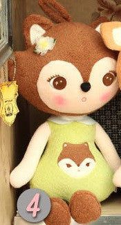 50cm Unique Gifts high quality Sweet Cute Angela rabbit doll Metoo baby plush doll for kids panda butterfly bee poupee dolls
