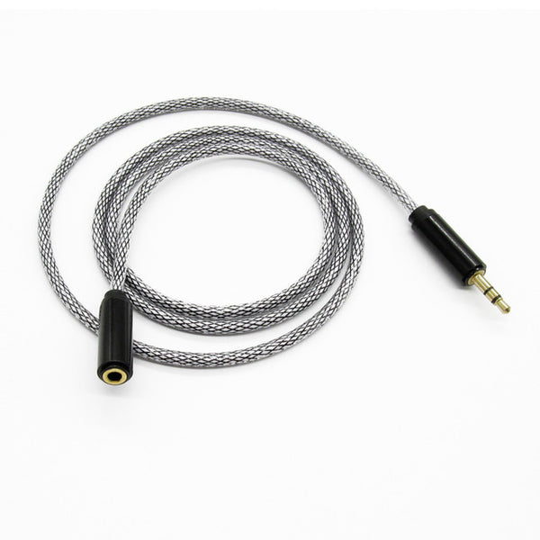 Universal 3.5 mm Jack Aux Audio Cable male to female Extension Audio Stereo 1M Cables cord for Samsung iPhone Mp3 Mp4