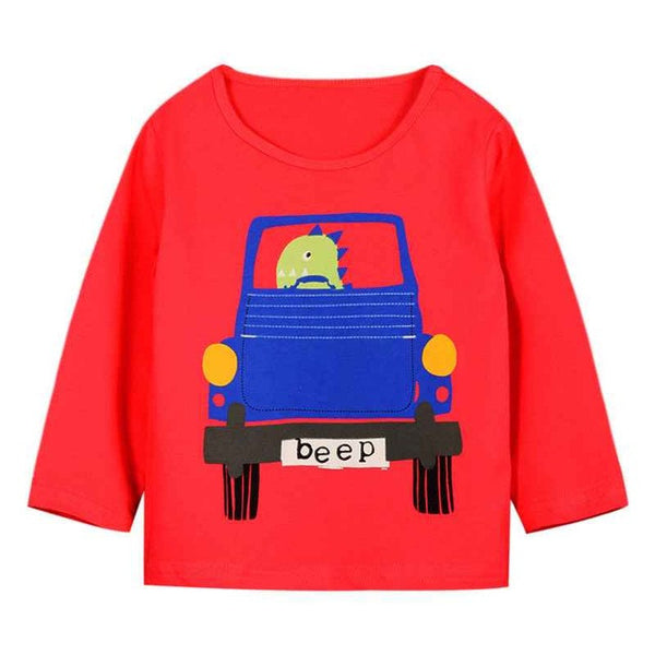 1-8 years Boys T-shirt Kids Tees Baby Boy brand t shirts Children tees Long Sleeve 100% Cotton cardigan sweater jacket shirts