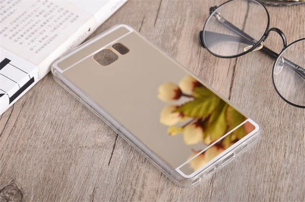 Clear Silicon TPU Mirror Case For Samsung Galaxy S6 S6 Edge / S6 Edge Plus / S7 S7Edge Case Luxury Ultra Thin Cover