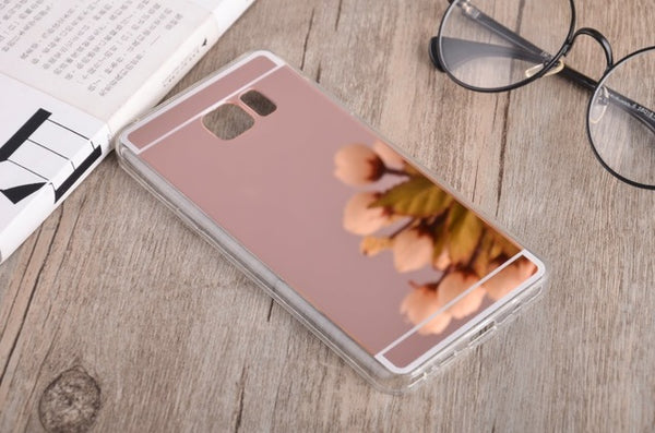 Clear Silicon TPU Mirror Case For Samsung Galaxy S6 S6 Edge / S6 Edge Plus / S7 S7Edge Case Luxury Ultra Thin Cover