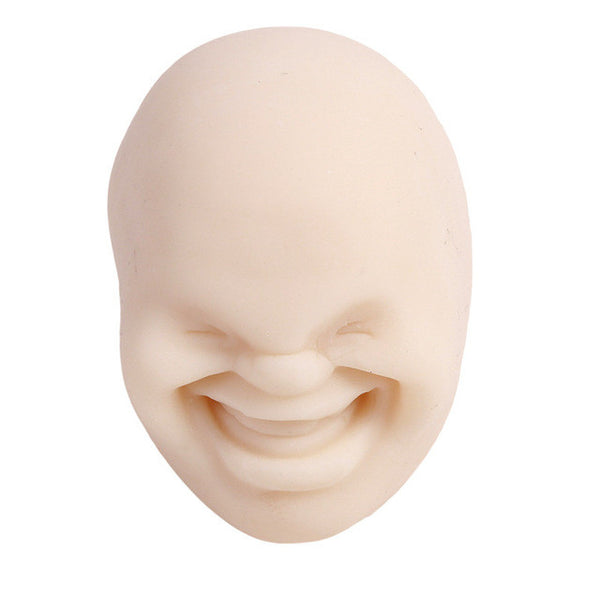 Hot Sale Human Face Emotion Vent Ball Toy Resin Relax Doll Adult Stress Relieve Novelty Toy Anti-stress Ball Toy Gift