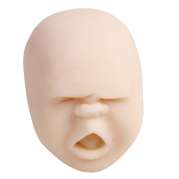 Hot Sale Human Face Emotion Vent Ball Toy Resin Relax Doll Adult Stress Relieve Novelty Toy Anti-stress Ball Toy Gift