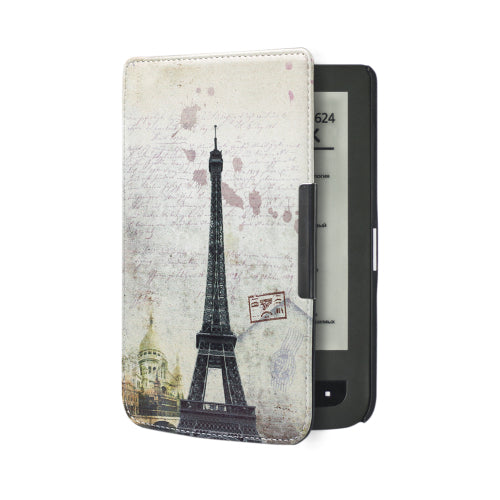 Silk printing book cover case for Pocketbook basic touch lux 2 614/624/626 pocketbook 626 plus ereader