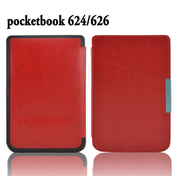 Silk printing book cover case for Pocketbook basic touch lux 2 614/624/626 pocketbook 626 plus ereader