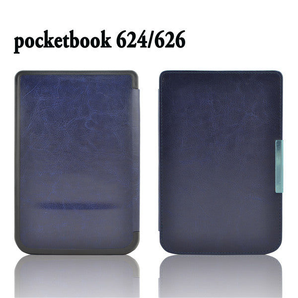 Silk printing book cover case for Pocketbook basic touch lux 2 614/624/626 pocketbook 626 plus ereader