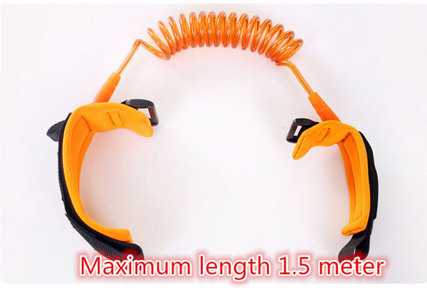 1.5m 2.5m Adjustable Kids Safety Anti-lost Wrist Link Band Children Braclet Wristband Baby Toddler Harness Leash Strap