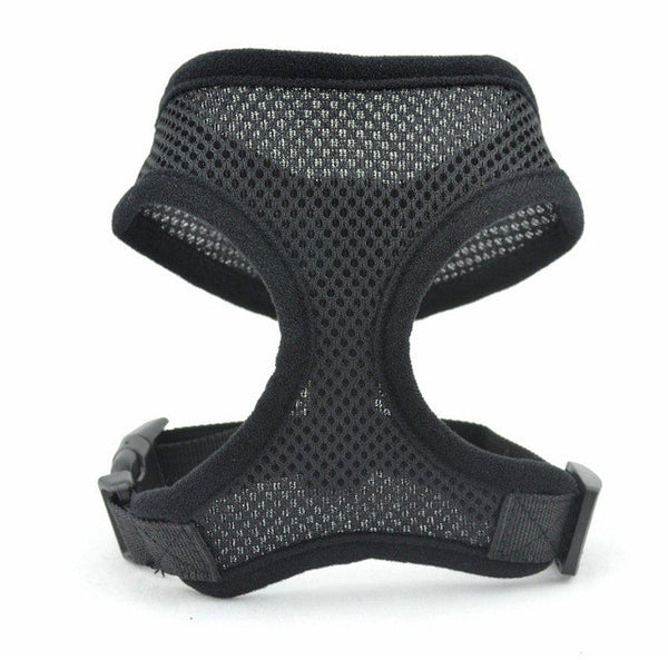 Adjustable Soft Breathable Dog Harness Nylon Mesh Vest Harness for Dog Puppy Collar Cat Pet Dogs Chest Strap Leash