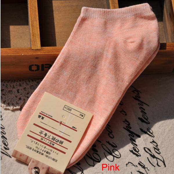 1 Pair Winter Women Socks,Casual Cute Cotton Sock,Candy Color Fashion Ankle Boat Low Cut Short Socks