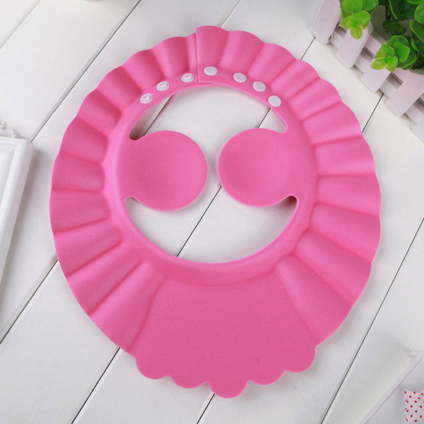 Shampoo Cap Durable Baby Bath Visor Hat Adjustable Baby Shower Protect Eye Water-proof  Splashguard Hair Wash Shield For Infant