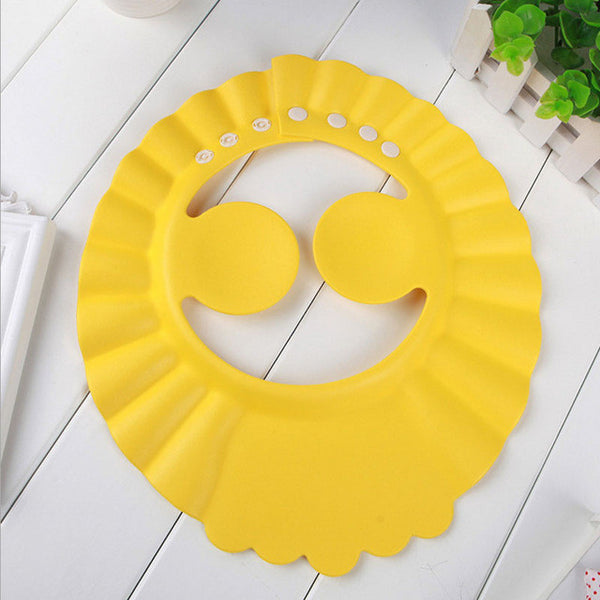 Shampoo Cap Durable Baby Bath Visor Hat Adjustable Baby Shower Protect Eye Water-proof  Splashguard Hair Wash Shield For Infant