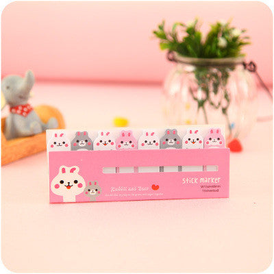 DIY Mini Cute Kawaii Cartoon Animal Memo pad Cat Panda Music Post It Note Paper Stickers Korean Stationery Free shipping 10061
