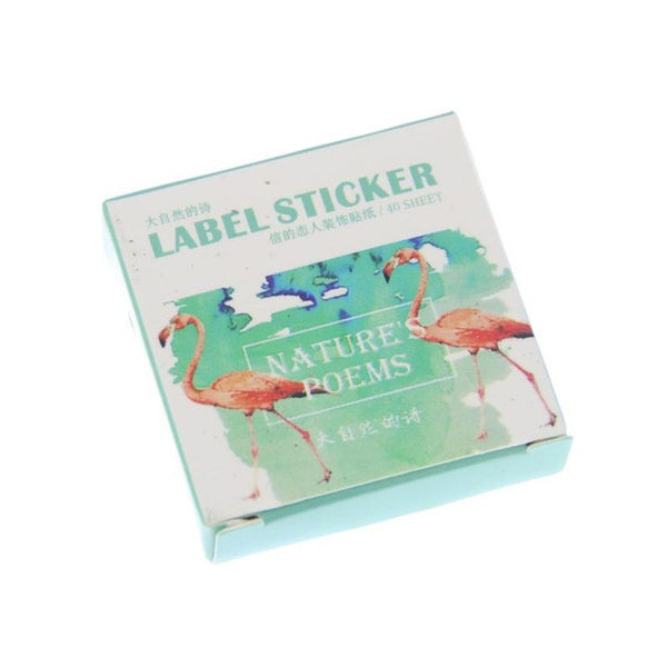 40 PCS / Pack Cute Cats Life Style Mini Style Paper Seal Sticker / Decoration Label