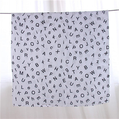 Newborn Muslin Blanket Infant 100% Cotton Double Gauze Bath Towel Baby Swaddle Blankets Hold Wraps 120cm*120cm 185g 30C