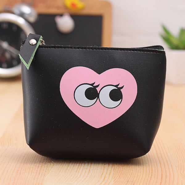 New Fashion Women Coin Purse Wallet Creative Design Coin Packet Money Bag Ladies Clutch PU Leather Zipper Keys Wallet