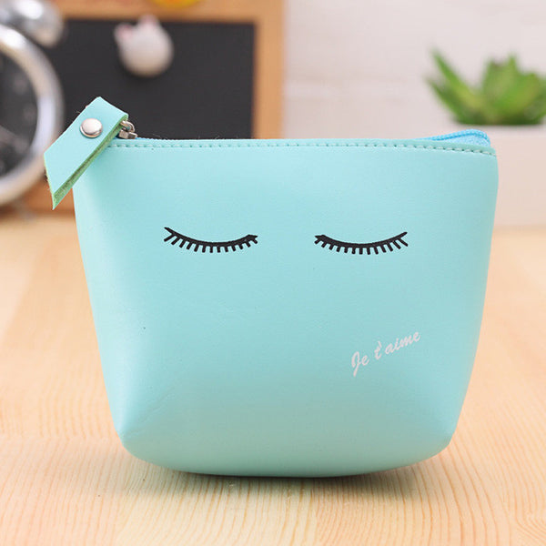 New Fashion Women Coin Purse Wallet Creative Design Coin Packet Money Bag Ladies Clutch PU Leather Zipper Keys Wallet