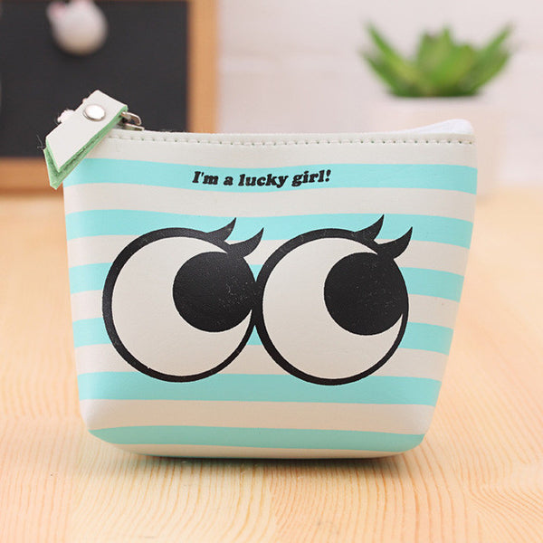 New Fashion Women Coin Purse Wallet Creative Design Coin Packet Money Bag Ladies Clutch PU Leather Zipper Keys Wallet