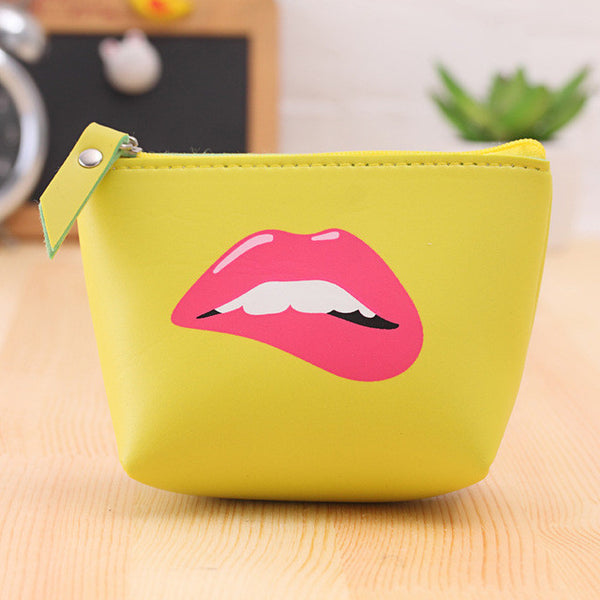 New Fashion Women Coin Purse Wallet Creative Design Coin Packet Money Bag Ladies Clutch PU Leather Zipper Keys Wallet