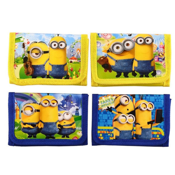 Fashion Cartoon Coin Purse Children Zip Change Purse Wallet Movie Minions Despicable Me Kids Girl Women Pouch Bolsa