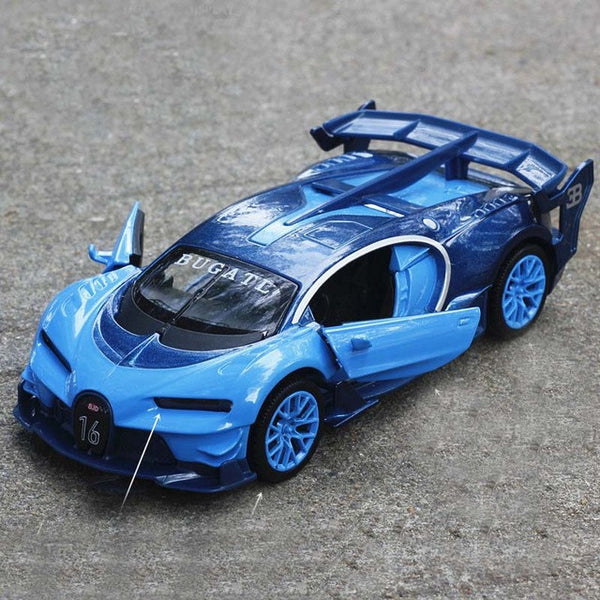 1:32 Scale Bugatti Veyron coches jugetes Diecast Car Model autos a escala Pull Back Toy Cars oyuncak araba Kids Toys Gifts New