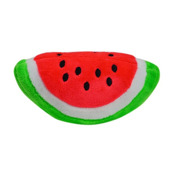 Pet Chew Squeaker Squeaky Plush Sound Fruits Vegetables And Feeding Bottle Dog Toys 13 Designs