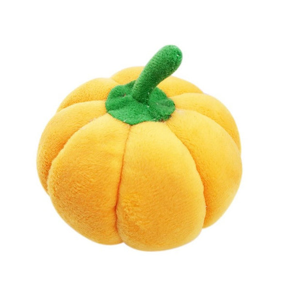 Pet Chew Squeaker Squeaky Plush Sound Fruits Vegetables And Feeding Bottle Dog Toys 13 Designs