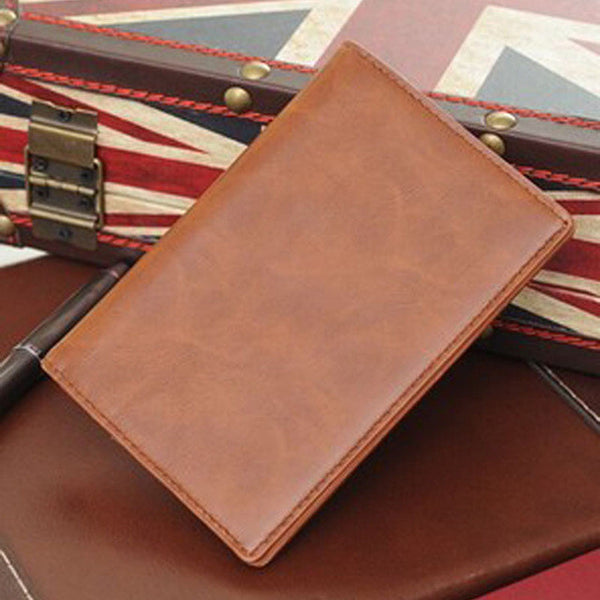 1pc the Cover of  the Passport Cover Casual Business Card Holder Men Credit Card ID Holders Pu Leather Card Bags - BID021 PMP