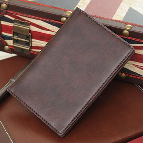 1pc the Cover of  the Passport Cover Casual Business Card Holder Men Credit Card ID Holders Pu Leather Card Bags - BID021 PMP