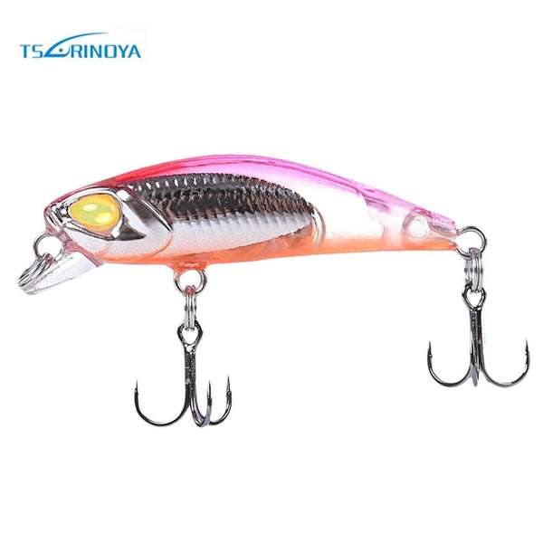 TSURINOYA DW29 Outdoor 42MM Fishing Lure Soft Baits  Hard Fishing Lure Crank Bait 10 Colors Fish Lures 3D Eyes Lures