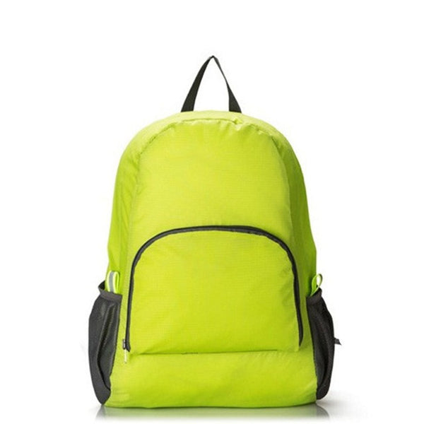 Portable Fashion casual Travel Backpacks Zipper Soild Nylon Back Pack Daily Traveling Women men Shoulder Bags Folding Bag 2016
