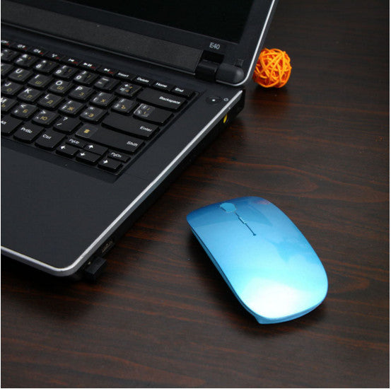 Ultra Thin USB Optical Wireless Mouse 2.4G Receiver Super Slim Mouse For Computer PC Laptop Desktop black white Candy color