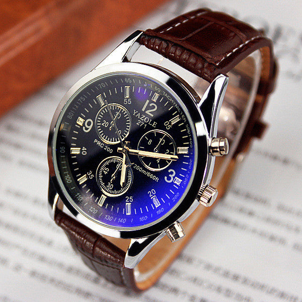 2017 New Listed Mens Watches Luxury Brand  Casual Quartz  Wristwatch Leather Strap Male Clock watch relogio masculino