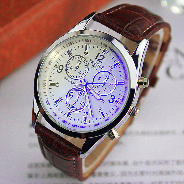 2017 New Listed Mens Watches Luxury Brand  Casual Quartz  Wristwatch Leather Strap Male Clock watch relogio masculino