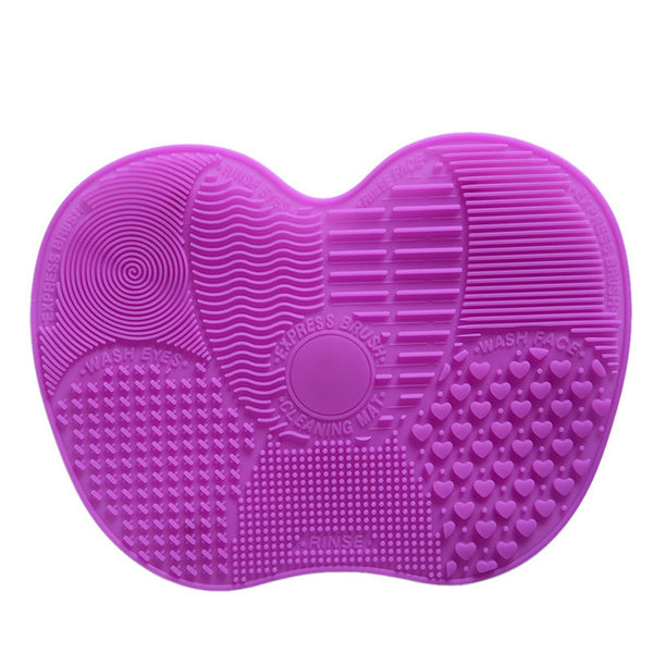 Silicone Makeup Brush Cleaning Mat Washing Tools Hand Tool Large Pad Sucker Scrubber Board Washing Cosmetic Brush Cleaner Tool