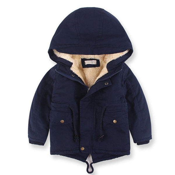 European Style New 2017 winter boy coat children's clothing warm trench thickening kids coat jacket