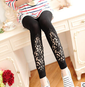 leggings 2017 new quality size S- 7xl women leggings thin hollow thin lace leggings solid pants plus size 7xl 6xl 5xl