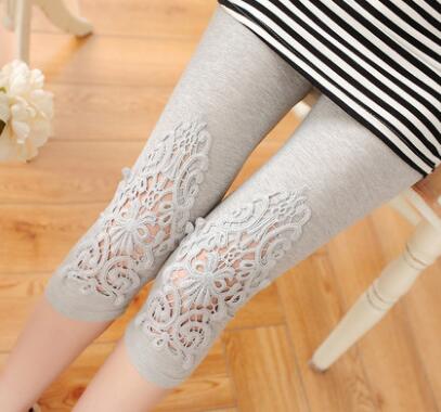 leggings 2017 new quality size S- 7xl women leggings thin hollow thin lace leggings solid pants plus size 7xl 6xl 5xl