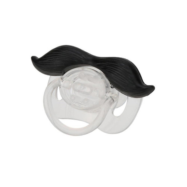 Fashion Funny Dummy Dummies Pacifier Novelty Teeth Moustache Babys Child Soother Beard Nipples Kids Gift Safe Pacifier