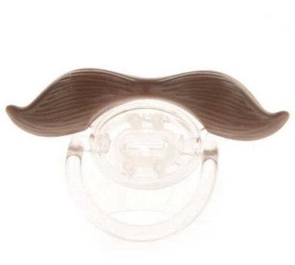 Fashion Funny Dummy Dummies Pacifier Novelty Teeth Moustache Babys Child Soother Beard Nipples Kids Gift Safe Pacifier