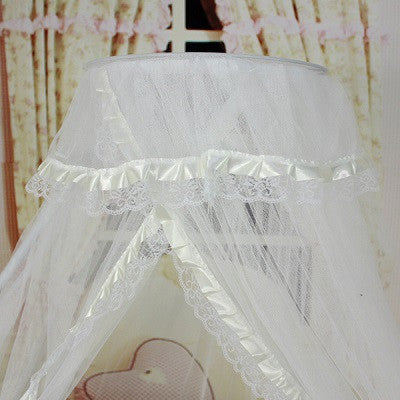 3 Colors 1 PC baby bed mosquito net Cute Baby Princess Canopy Crib Netting Dome Bed Mosquito Net for Nursery VBQ95 T30