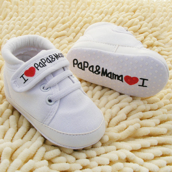 Baby Shoes Branded Newborn Girl Boy Soft Sole Crib Toddler Shoes Canvas Sneaker Prewalker Sports Shoes Casual 0-18 M