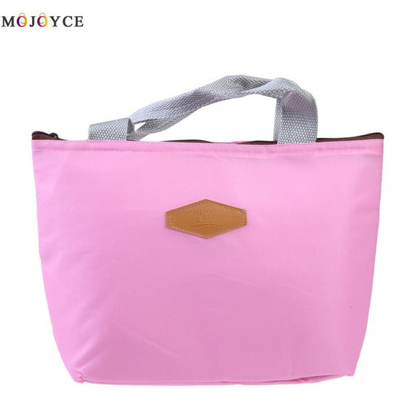 2017 New Fashion Portable Canvas Lunch Bag Thermal Food Picnic Lunch Bags for Women kids Cooler Lunch Box Bag Tote