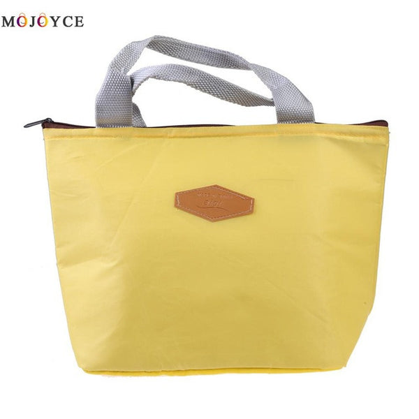 2017 New Fashion Portable Canvas Lunch Bag Thermal Food Picnic Lunch Bags for Women kids Cooler Lunch Box Bag Tote