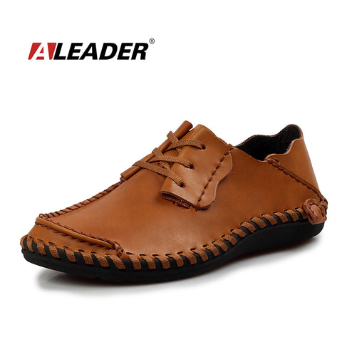 Men Leather Shoes Casual 2017 Autumn Fashion Shoes For Men Designer Shoes Casual Breathable Big Size Mens Shoes Comfort Loafers