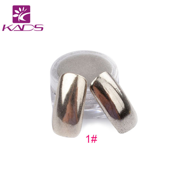 KADS 1g/Box Gold Sliver Nail Glitter Powder Shinning Nail Art DIY Chrome Pigment Glitters Nail Art Chrome Pigment Glitters Dust