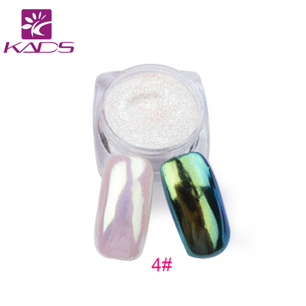 KADS 1g/Box Gold Sliver Nail Glitter Powder Shinning Nail Art DIY Chrome Pigment Glitters Nail Art Chrome Pigment Glitters Dust