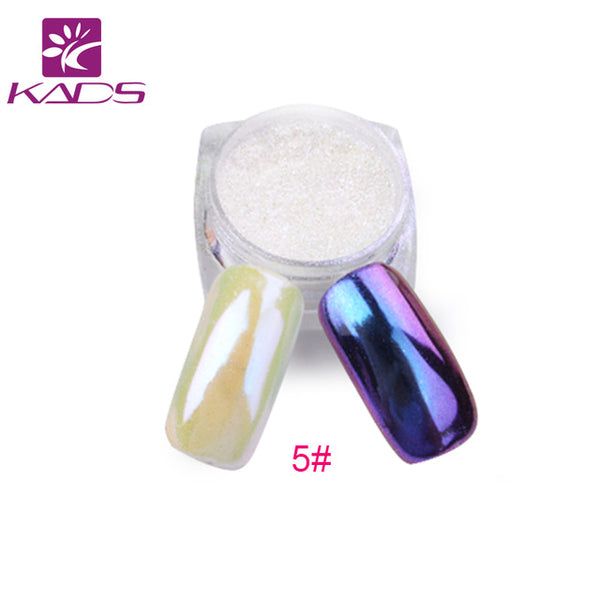 KADS 1g/Box Gold Sliver Nail Glitter Powder Shinning Nail Art DIY Chrome Pigment Glitters Nail Art Chrome Pigment Glitters Dust