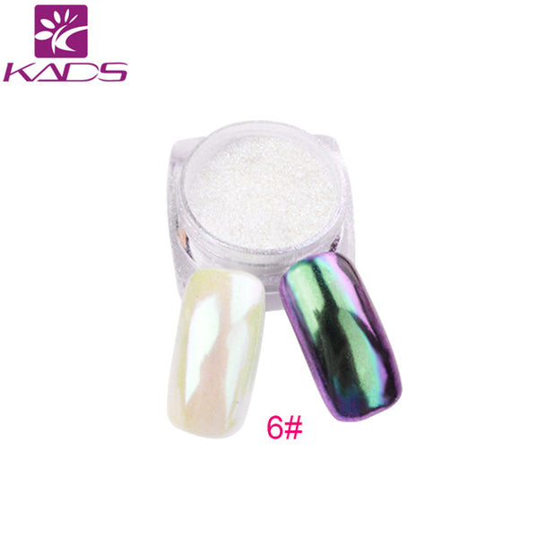 KADS 1g/Box Gold Sliver Nail Glitter Powder Shinning Nail Art DIY Chrome Pigment Glitters Nail Art Chrome Pigment Glitters Dust